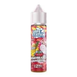Vape station MTL 60ML (Super Ice) Dragon Fruit Banana Cherry