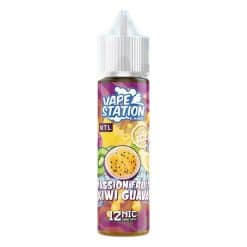 Vape station MTL 60ML (Super Ice) Passion Fruit Kiwi Guava
