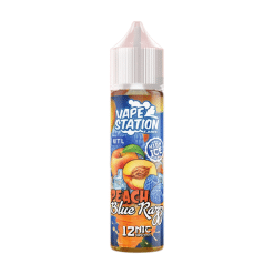 Vape station MTL 60ML (Super Ice) Peach Bluerazz