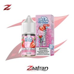 Vape station salt 30ml strawberry bubblegum